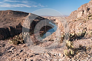 Big Bend National Park along the Rio Grande River