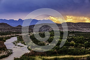 Big Bend National Park, sunset