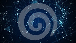 Big Binary Data Connection concept