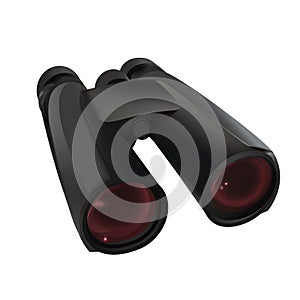 Big black binoculars