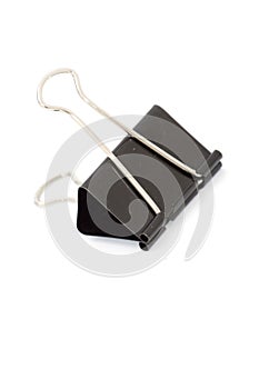 Big black paper clip