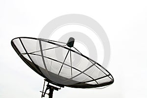 Big Black Satellite Dish