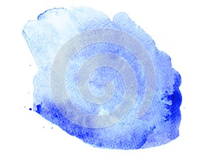 A Big Blob of Blue Watercolor