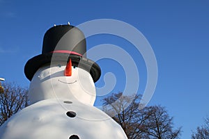 Big blowup snowman