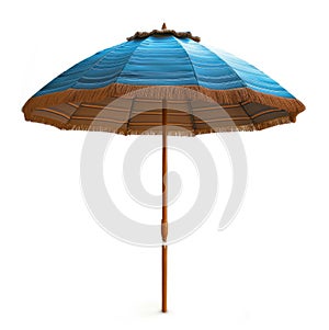 Big blue beach umbrella