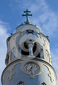 Big Blue Church in Bratislava in Slovakia Europe