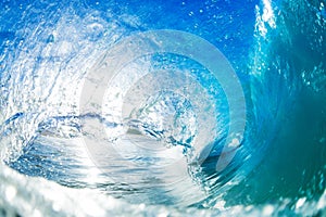 Big Blue Ocean Wave Splash