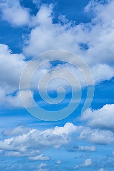 Big blue sky with clouds