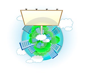 Big board on the planet