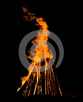 Big bonfire