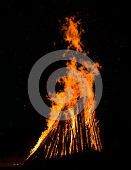 Big bonfire