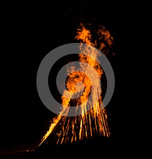 Big bonfire