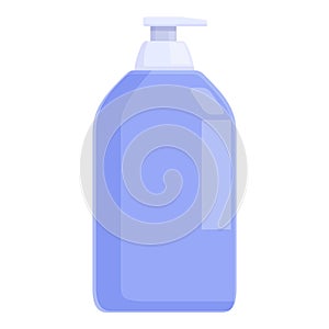 Big bottle of soap icon cartoon . Rinse foam