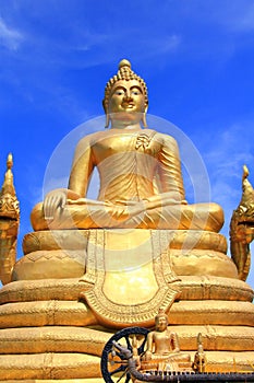 Big Brass Buddha Image in Phuket