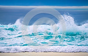 Big breaking Ocean wave