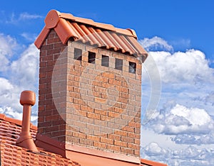 big brick smokestack