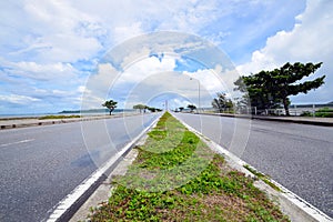 Big bridge of Okinawa Japan