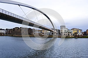 Big Bridge over the Maas river in Maastricht, Netherlands