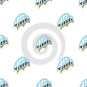 Big bridge pattern seamless vector
