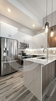 Big bright modern home kitchen