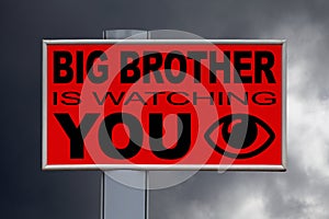 Big Brother is watching you - Billboard