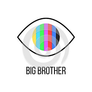 Big brother is watching you from TV
