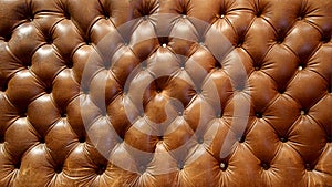 Big brown leather couch texture