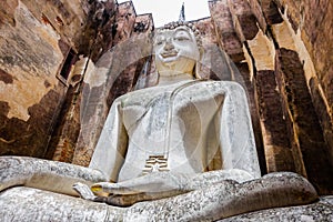 Big Buddha in Big Buddha in Wat Sri Chum Temple, Temple in Sukhothai Historical Park