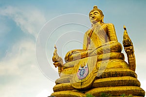 Big Buddha statue on the island of Phuket, Thailand