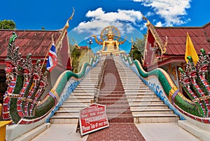 Big Buddha statue. Koh Samui island landmark