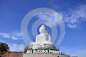 Big Buddha statue or Pra Puttamingmongkol Akenakkiri at Phuket Thailand