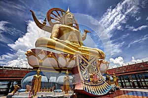Big Buddha in Wat Phra Yai Temple