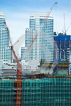 Big building construction