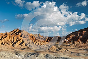 Big cactuses in red desert, tatacoa desert, colombia, latin amer photo