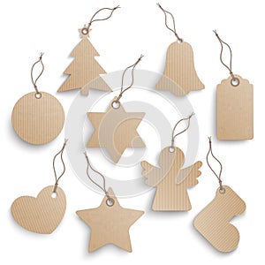 Big Carton Hanging Christmas Set Price Sticker