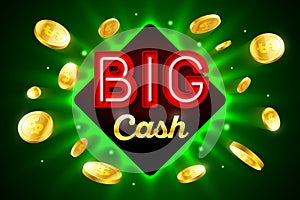 Big Cash bright casino banner