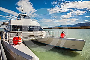 Big catamaran for tourists