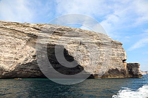 big cave in the rocks likeness the Hat of Napoleon