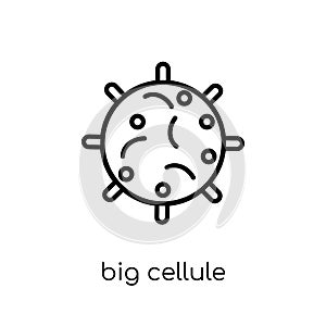 Big Cellule icon. Trendy modern flat linear vector Big Cellule i photo