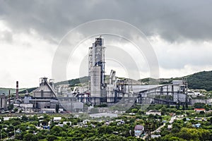 Big cement factory. Nizhnebakansky cement plant