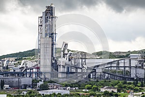 Big cement factory. Nizhnebakansky cement plant