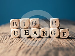 Big change and big chance