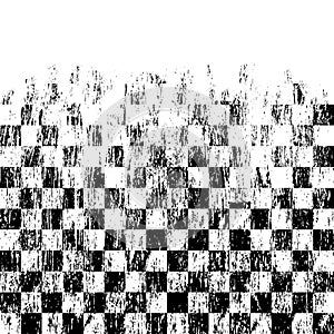 Big checkered flag grunge background