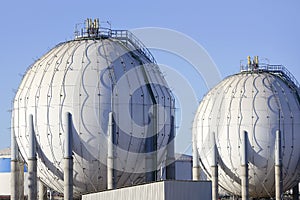 Big chemical tank petrol container oil industry