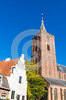 Big Church and old house, Naarden, Netherlands