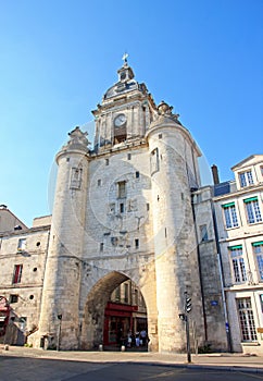 The big clock from La Rochelle (Charente Maritime, France)