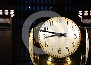 Big Clock in New York`s Grand Central Station