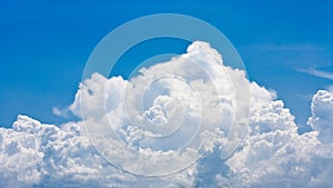 Big cloud in a blue sky