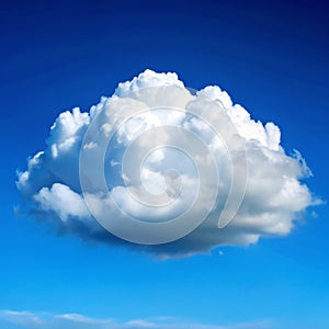 A big cloud in the blue sky, sky wallpaper and copy space
