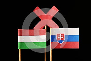 A big competitiveness and hatred between those lands. Hungary and Slovakia